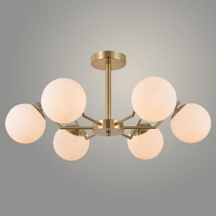 Люстра 74534/6 BR латунь 6x40W E27 d650 h280, 24